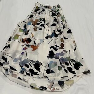 GO BY GO SILK Multicolor High-Low Skirt